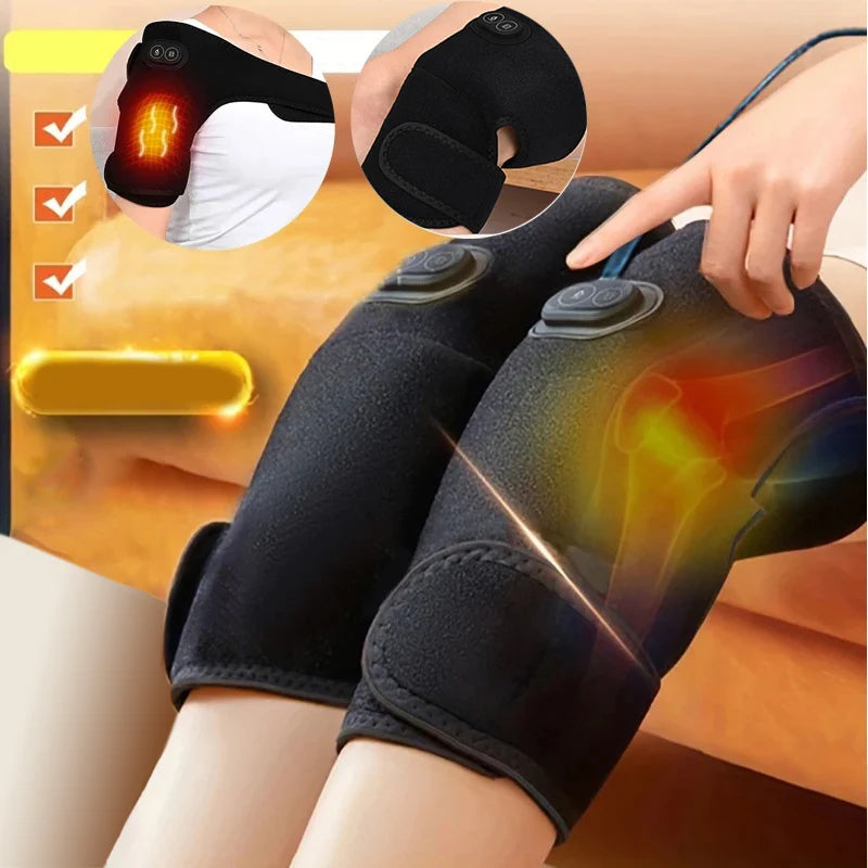 Shoulder Brace & Heated Knee Massager – Ultimate Pain Relief & Comfort in One! 🌟