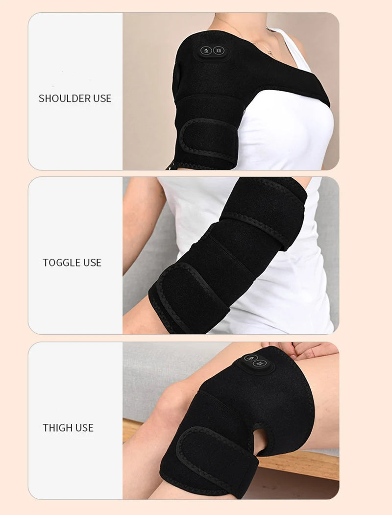 Shoulder Brace & Heated Knee Massager – Ultimate Pain Relief & Comfort in One! 🌟