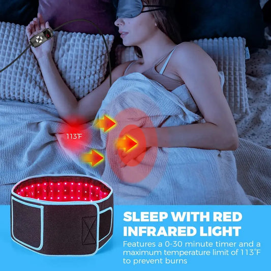 Red & Infrared Light Therapy Belt – Targeted Relief for Menstrual Discomfort and Back Pain 🌟