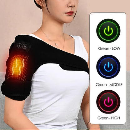 Shoulder Brace & Heated Knee Massager – Ultimate Pain Relief & Comfort in One! 🌟